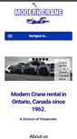 Mobile Screenshot of moderncrane.ca